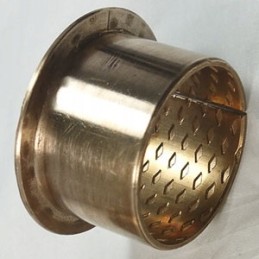 Sleeve bush, bronze plain bearing with flange