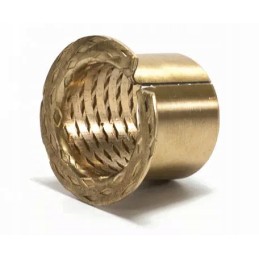 Sleeve bush, bronze plain bearing with flange