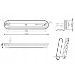LED additional stop lamp Horpol LSD2524 Hor 91