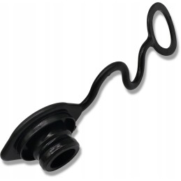 Euro socket dust cover cap, black