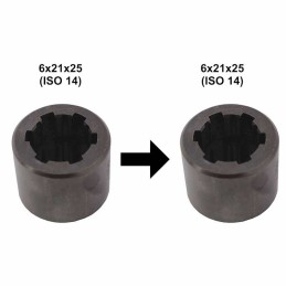 Adapter sleeve PTO pump uni to uni