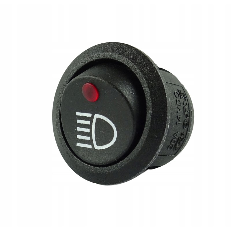 High beam switch with 12v 20a fi 20mm diode