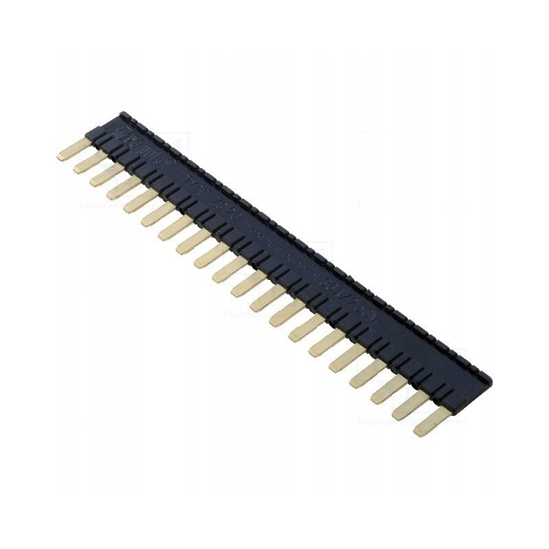 Comb connector zg20 2 black