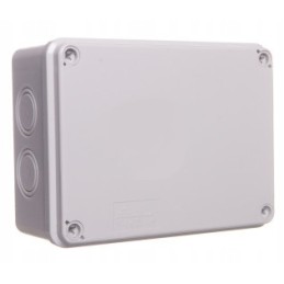 Hermetic box 241x180x95mm IP65 smooth el 23