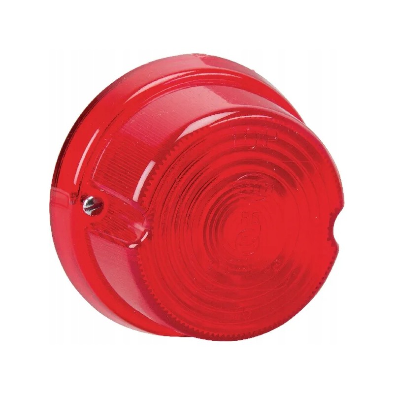 Red round rear lamp shade