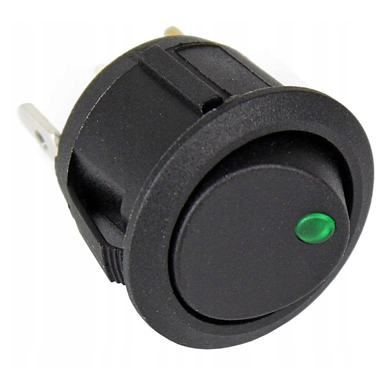 Universal switch green 20a LED