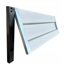 H400 aluminum sidewall ending profile