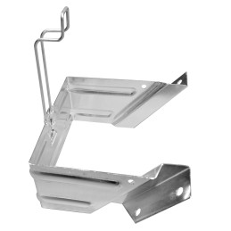 Large wedge holder, galvanized e53, addr hook