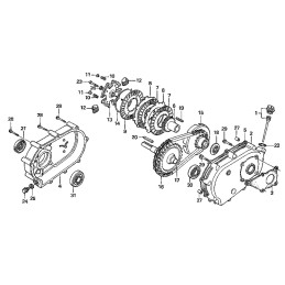 Honda gx160 gx200 clutch oil seal 91202 z2f 801