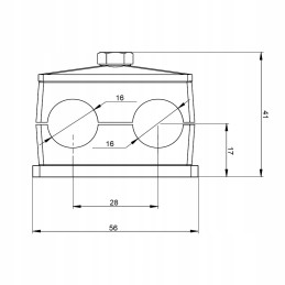 2x 16mm clamp for mounting the hydraulic pipe