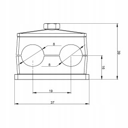 2x 8mm clamp for mounting the hydraulic pipe