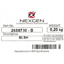 Cat bearing bush 2774386 by nexgen