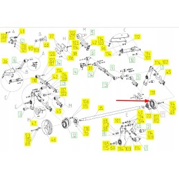 101935696 sieve shaft hub rostselmash 161 11 01 2