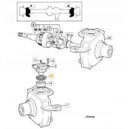 Wheel stub seal jcb 3cx 4cx 904 06700