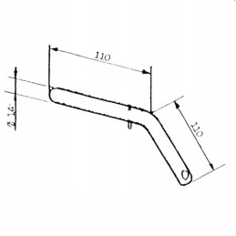 Tipping pin pin for a set of balls diameter 50