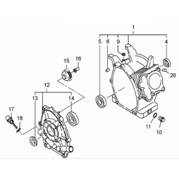 Wacker wm170 shaft seal 0156451