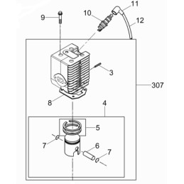 Wacker hammer bh spark plug br6hs ngk