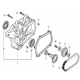 Honda gx120 shaft seal 91252 888 003
