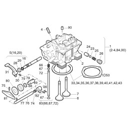 Hatz 1d41 1d42 head gasket 1 0 04072200