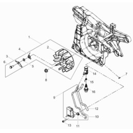 Wacker bts635 starter tooth pin 0213746