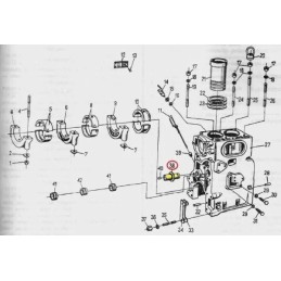 Intermediate wheel axle c 328 330