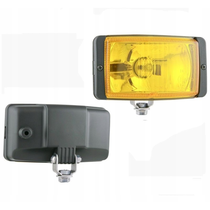 Yellow halogen road headlight hm1 07529 wesem