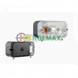 Right front lamp with turn signal and lower mo