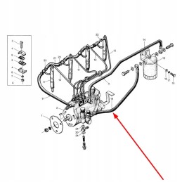 490b 25300 fuel line