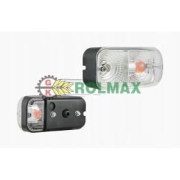 Left front lamp with indicator 162x77 with zircon