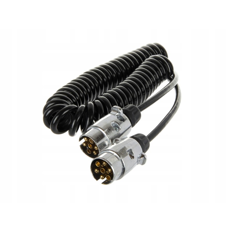 Trailer cable plug connector socket 4 5m 7pin