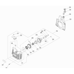 Wacker bts630 bts635 starter wheel 0213773
