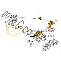 Starting dose coil for Volvo L40 L40B L45B D5D