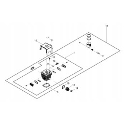 Wacker bts630 bts635 complete cylinder 5100005808