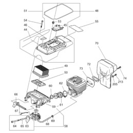 Wacker bts1035 choke lever 0108087