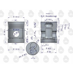 Repair kit for the entire Ursus C330 engine