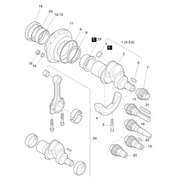 Hatz 1d41 1d42 bushing protection 50458000