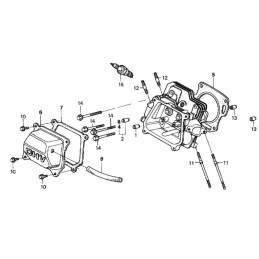 Honda gx120 gx160 cover gasket 12391 ze1 000