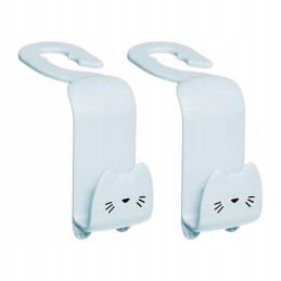 2x rear seat headrest hangers, organizer