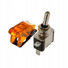 Orange illuminated top gun switch