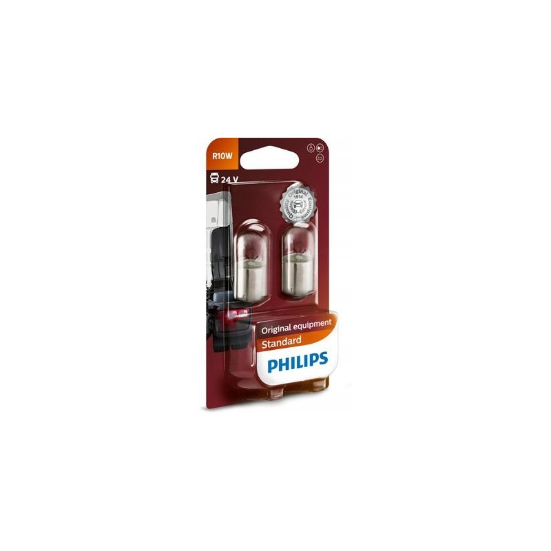 Sam Philips R10W bulbs 2 pcs 24v for trucks