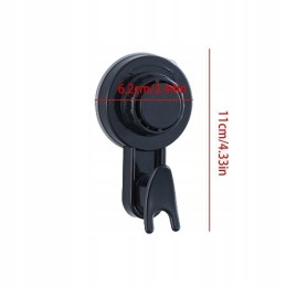 Bathroom hanger, swivel hooks with suction cup, 2 pcs