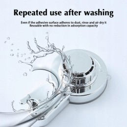 Bathroom hanger, swivel hooks with suction cup, 2 pcs