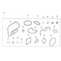 Yanmar l70 gasket set 5100000746
