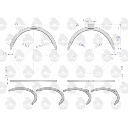 Set of half rings p 1 and cut 31137211 mf 3