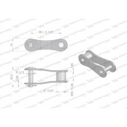 Chain pologniwo 212b r1 1 1 2 warynski sprz