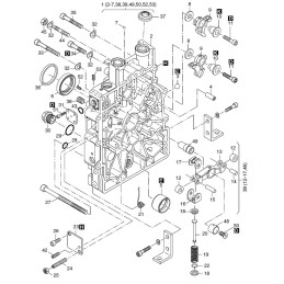 Hatz 1b pusher cover seal 04106501