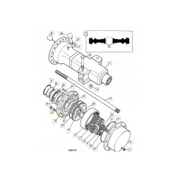 Screw wheel stud nut jcb 3cx 4cx 826 00923