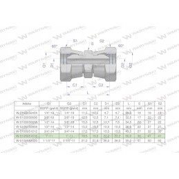 Inch hydraulic connector aa 1 bsp motog