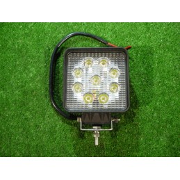 Work lamp 9 LED 12v 24v square halogen