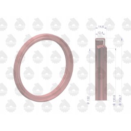 Sealing ring, oil seal 133